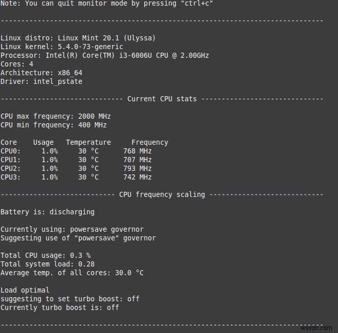 Auto-CPUFreqを使用してLinuxラップトップのバッテリー寿命を縮める方法 