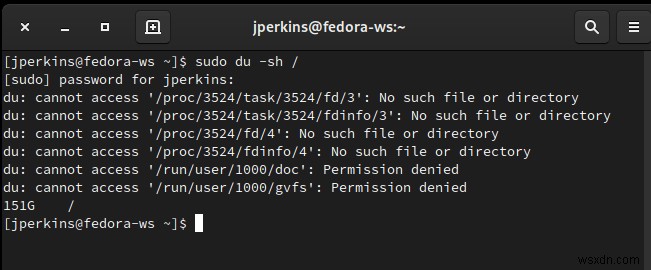 Linuxで「デバイスにスペースが残っていない」エラーを修正する方法 