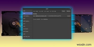 LinuxでApartGTKを使用してパーティションを簡単にバックアップ 