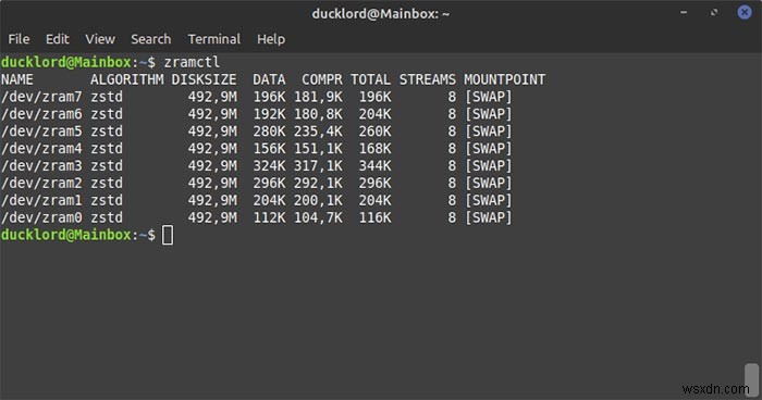 UbuntuコンピューターでZRAMを構成する方法 