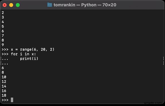Python range（）の説明：それは何であり、それをどのように使用するか 