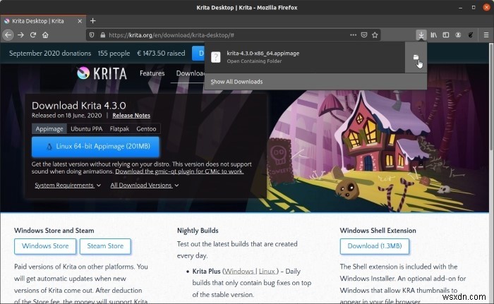 UbuntuにKritaの最新バージョンをインストールする方法 