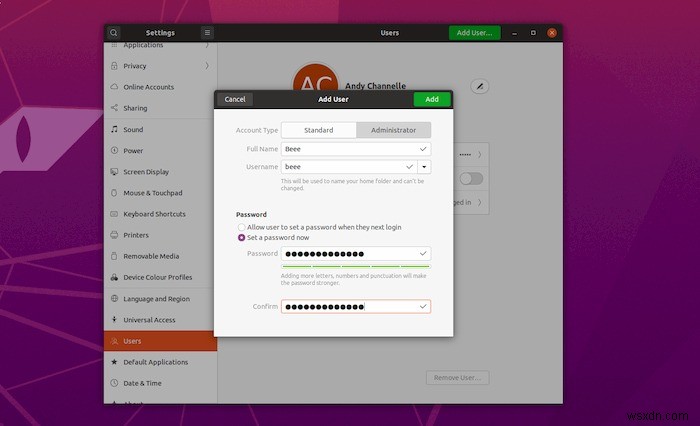 Ubuntuでユーザーを管理する方法 