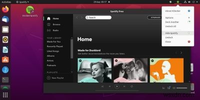 LinuxでSpotifyをシステムトレイに最小化する方法 