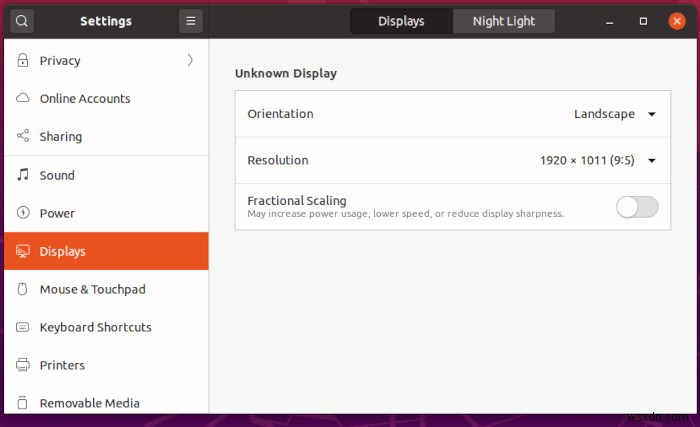 Ubuntu20.04で分数スケーリングを有効にする方法 