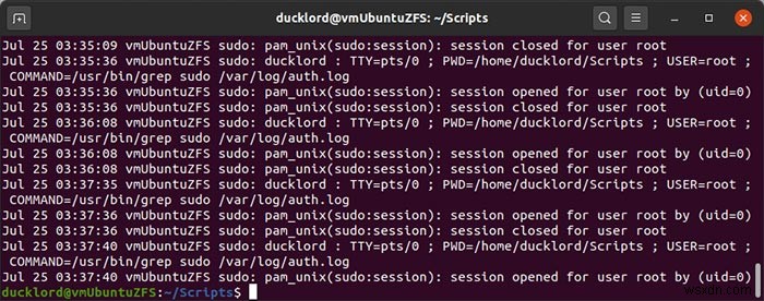 LinuxでSudoの履歴を確認する方法 