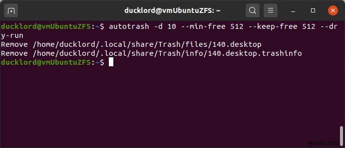AutoTrashを使用してUbuntuでゴミ箱を自動的に空にする方法 