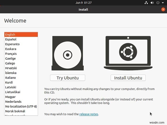 インストールせずにUbuntuを使用する方法 
