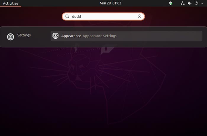 Ubuntu20.04でトップバーとサイドパネルを非表示にする方法 