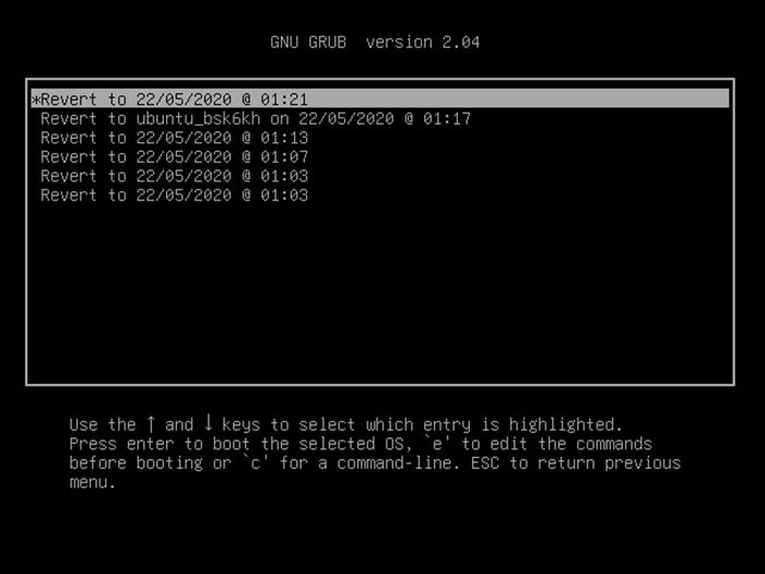 Ubuntu20.04でZFSスナップショットを使用する方法 