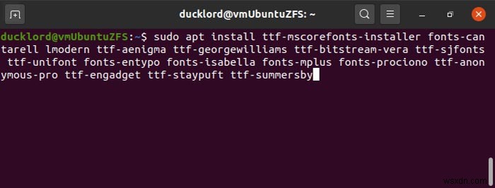 Ubuntu20.04にフォントをインストールする方法 