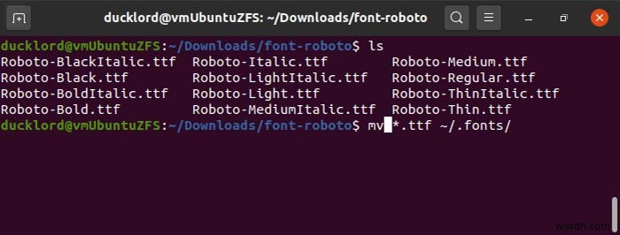 Ubuntu20.04にフォントをインストールする方法 
