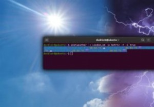 AnsiWeatherでターミナルから天気をチェックする方法 