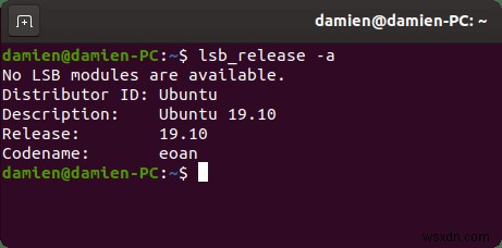 Linuxディストリビューションの名前とバージョンを見つける方法 