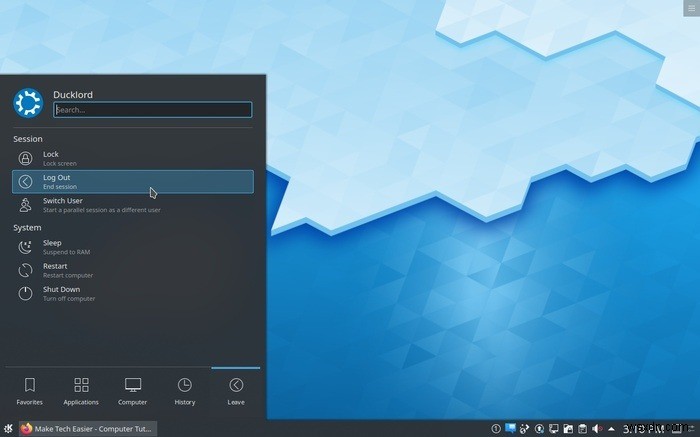 KDEでシャドウなしでスクリーンショットを撮る方法 