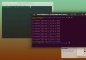 Linuxのsharコマンドで自己解凍型アーカイブを作成する方法