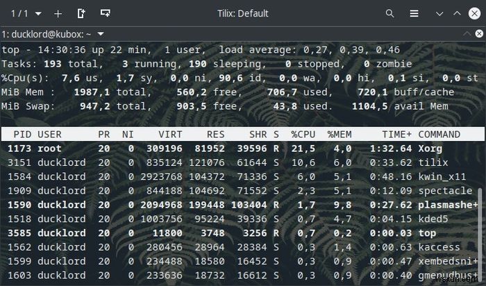 LinuxターミナルをTilixでアップグレードする 