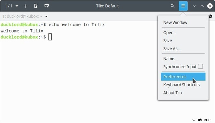 LinuxターミナルをTilixでアップグレードする 