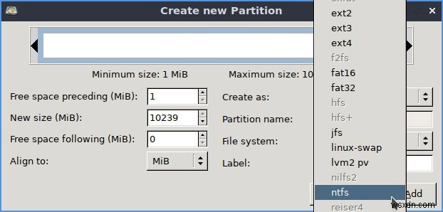 LinuxでハードドライブをNTFSにフォーマットする方法 