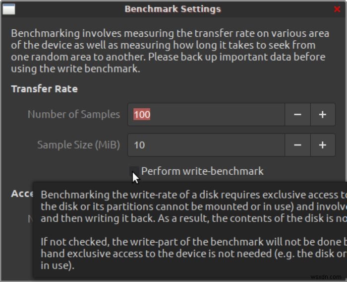 GnomeDiskユーティリティを使用してストレージデバイスをベンチマークする方法 