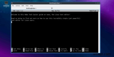LinuxでNanoTextEditorを使用するためのビギナーズガイド 