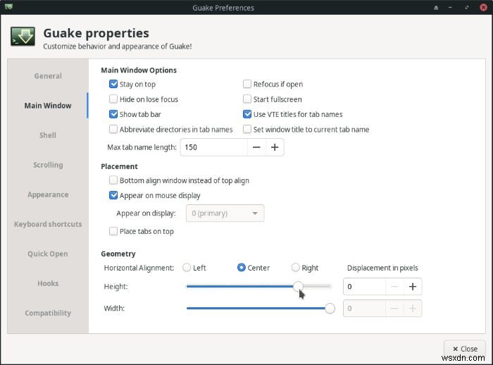 LinuxでGuakeドロップダウンターミナルを使用する方法 