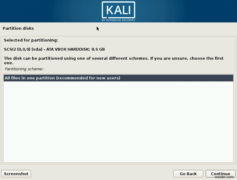 KaliLinuxのインストール方法 