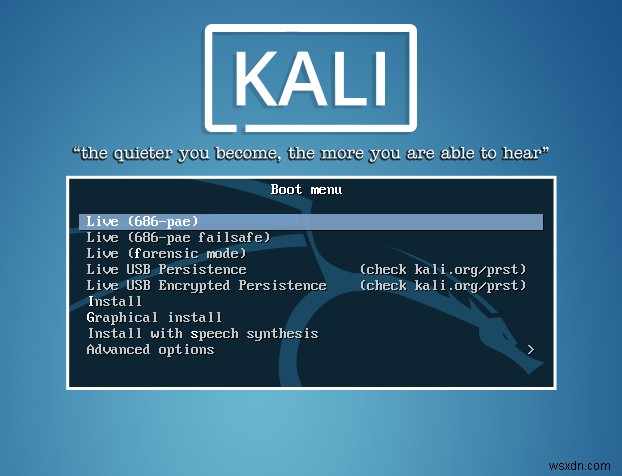 KaliLinuxのインストール方法 