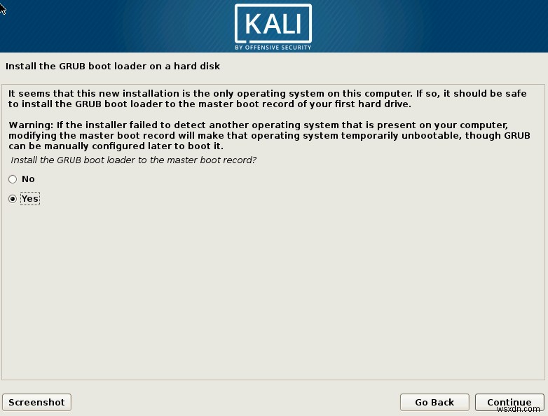 KaliLinuxのインストール方法 