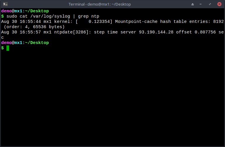 LinuxTimeをNTPサーバーと同期する方法 