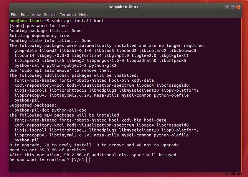 LinuxにKodiをインストールする方法 