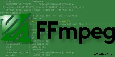 FFMPEGで音楽ファイルを調整および正規化する 