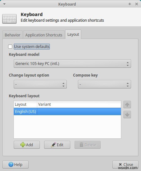 Linuxでキーボードレイアウトを変更する方法 