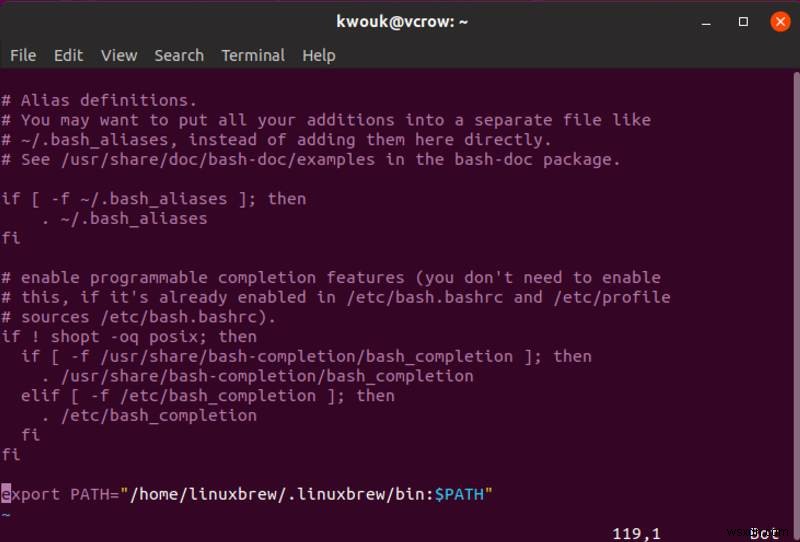 LinuxとWindowsにソフトウェアをインストールするためにHomebrewを使用する方法 