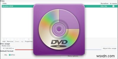 DevedeNGを使用してLinuxで書き込み可能なDVDイメージを作成する方法 