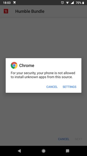 不明なソースからAndroidにアプリをインストールする方法 