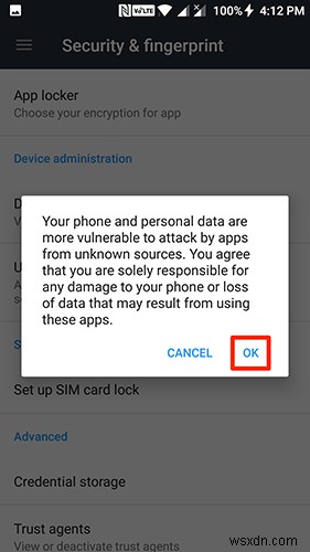 不明なソースからAndroidにアプリをインストールする方法 