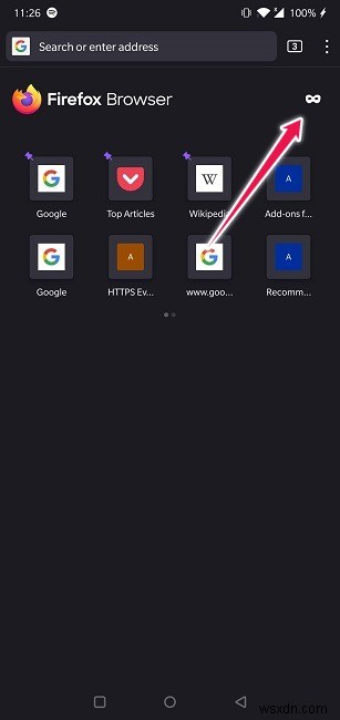 Androidのシークレットモードでスクリーンショットを撮る方法 