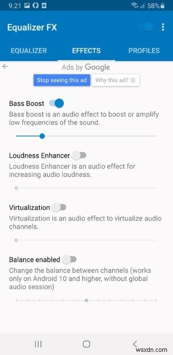 お使いの携帯電話でより良いオーディオのための5つのAndroidイコライザーアプリ 