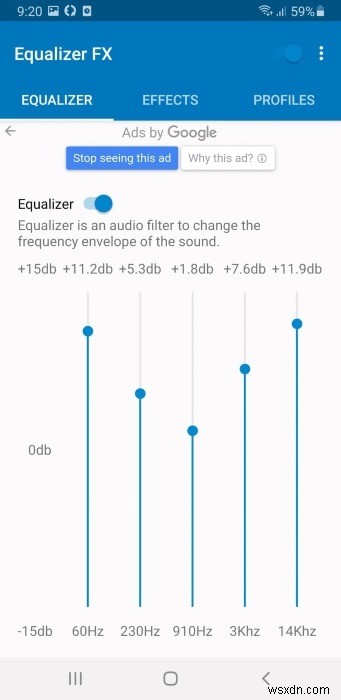 お使いの携帯電話でより良いオーディオのための5つのAndroidイコライザーアプリ 