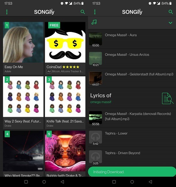 AndroidとiOS用の7つの無料音楽ダウンロードアプリ 