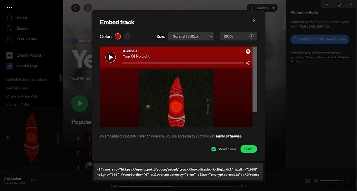 曲を共有するためにSpotifyコードを作成およびスキャンする方法 