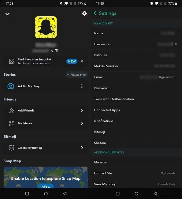 Snapchatでダークモードを有効にする方法 