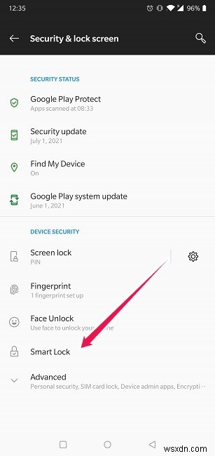 AndroidでSmartLockを設定して使用する方法 