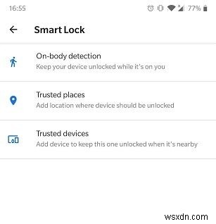 AndroidでSmartLockを設定して使用する方法 