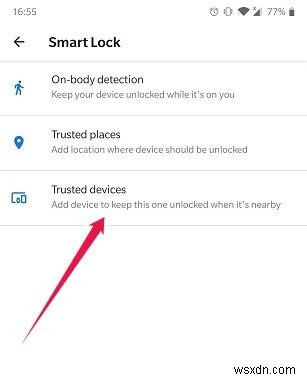 AndroidでSmartLockを設定して使用する方法 