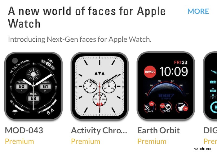 AppleWatch用のカスタムウォッチフェイスを作成する方法 