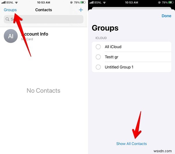 iOSで番号として表示される連絡先名が表示されない問題を修正する方法 