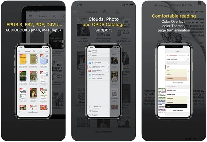 iOS向けの最高の電子書籍リーダーアプリの5つ 
