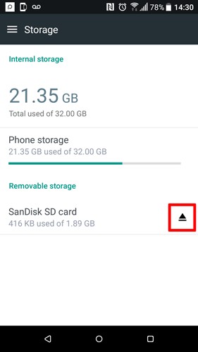 AndroidデバイスにSDカードをマウントする方法 